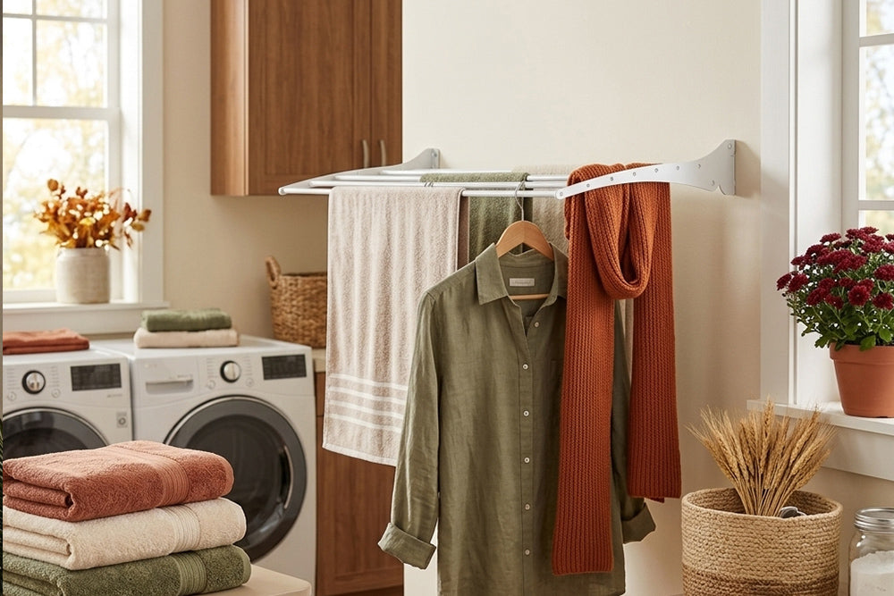 Transitioning your laundry room layout for the autumn season