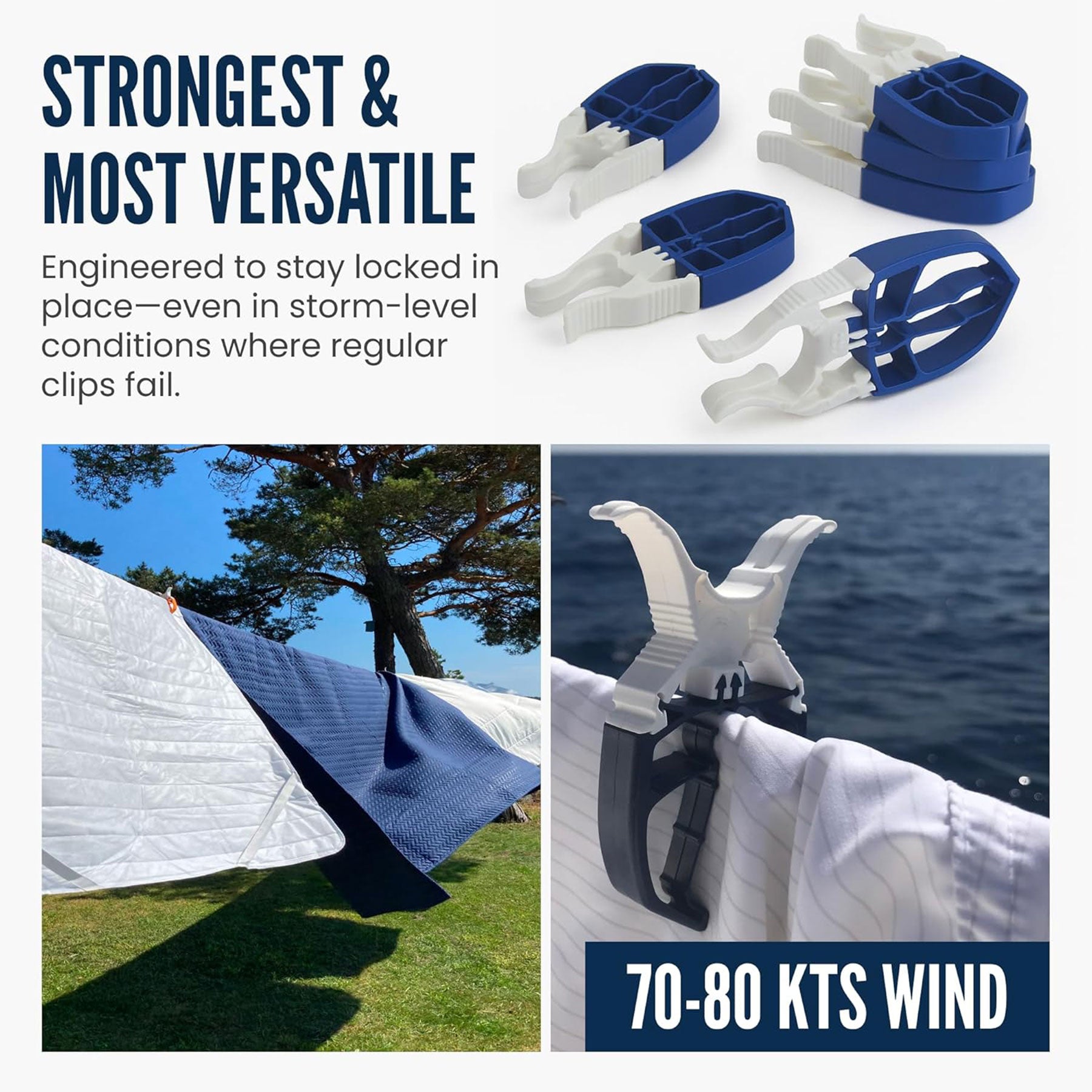 Fixclip XL Wäscheklammern – Set mit 6 Stück