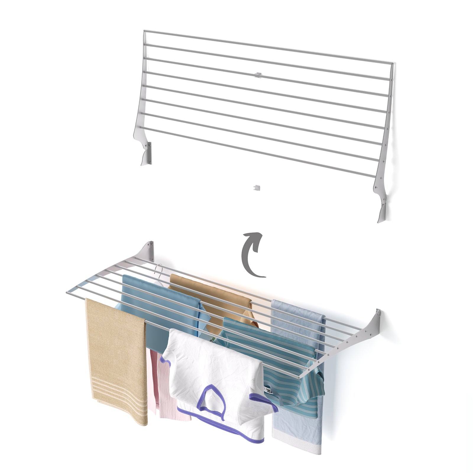 Wall mounted clothes airer Foxydry Fold