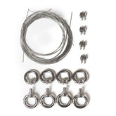 Wire kit for sloping/high ceilings