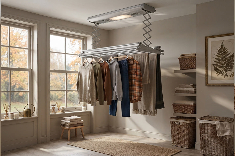 Getting Your Drying Setup Ready for Heavier Autumn Fabrics