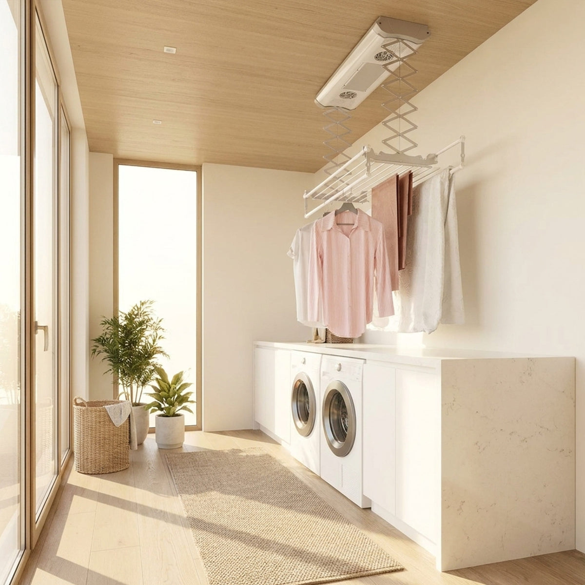 Ceiling and Wall Space saving Drying Racks | Foxydry