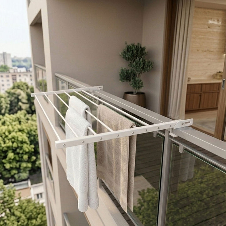 foxydry duo balcony clothes airer