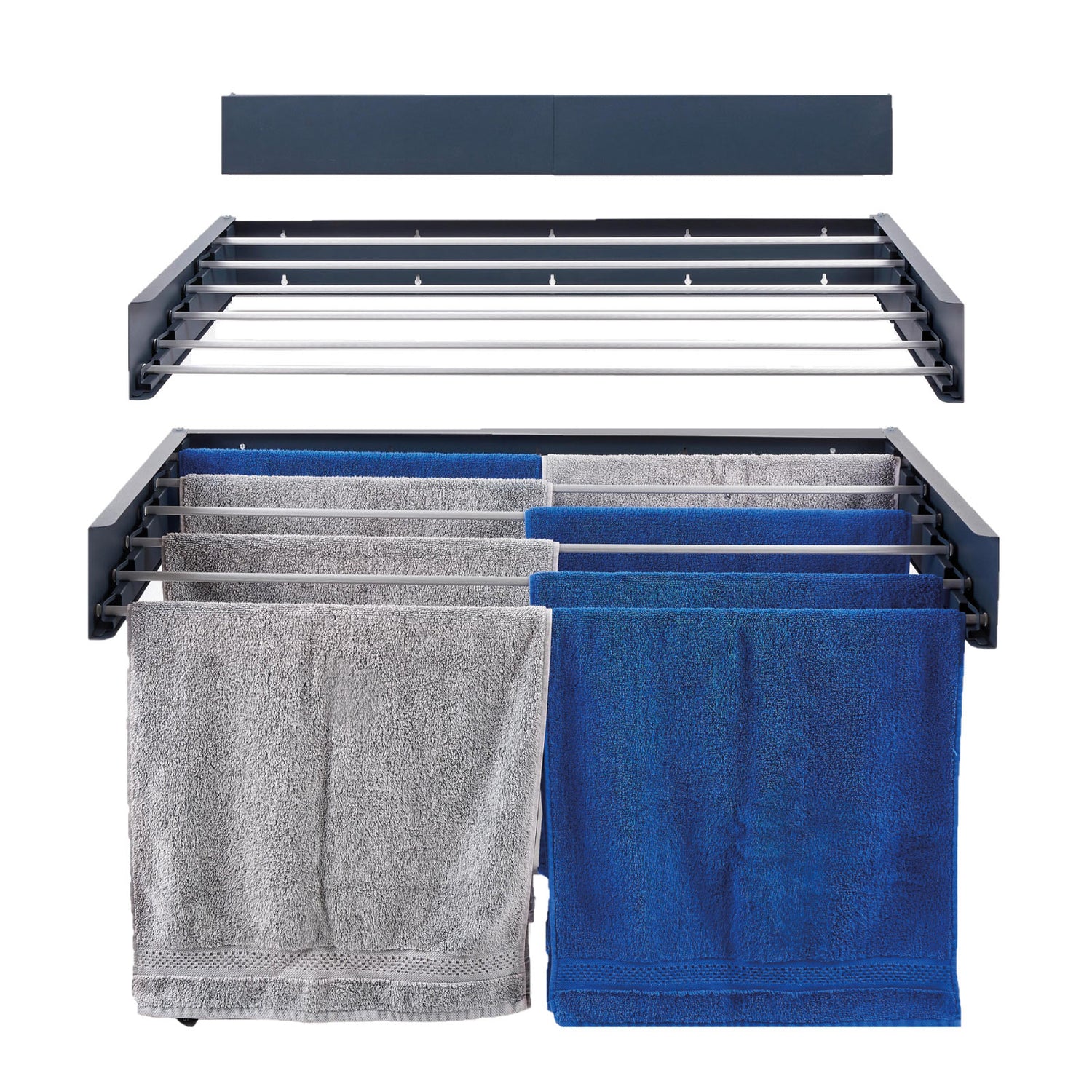Retractable Clothesline, Extendable Drying Rack | Foxydry Hide