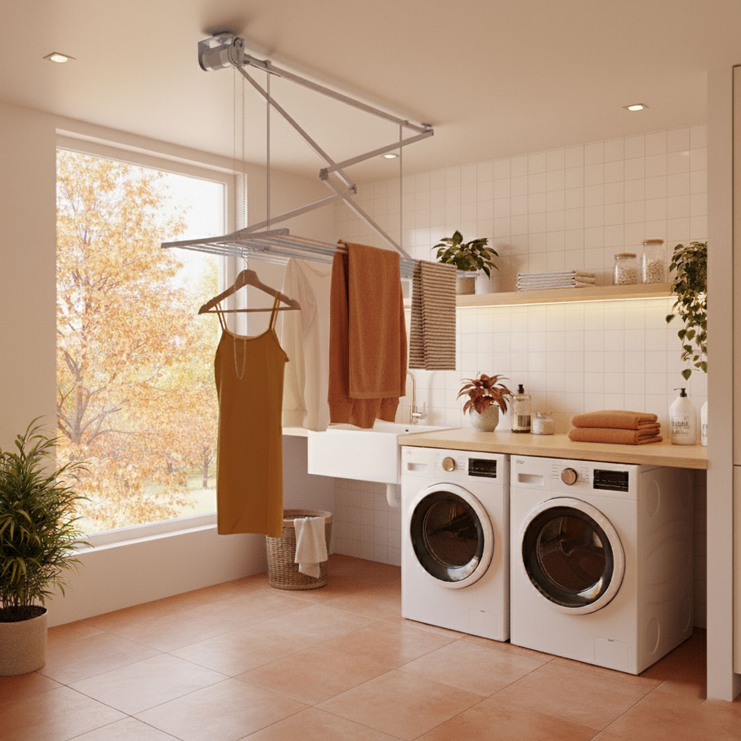 Clothes Drying rack for ceiling | Foxydry Mini
