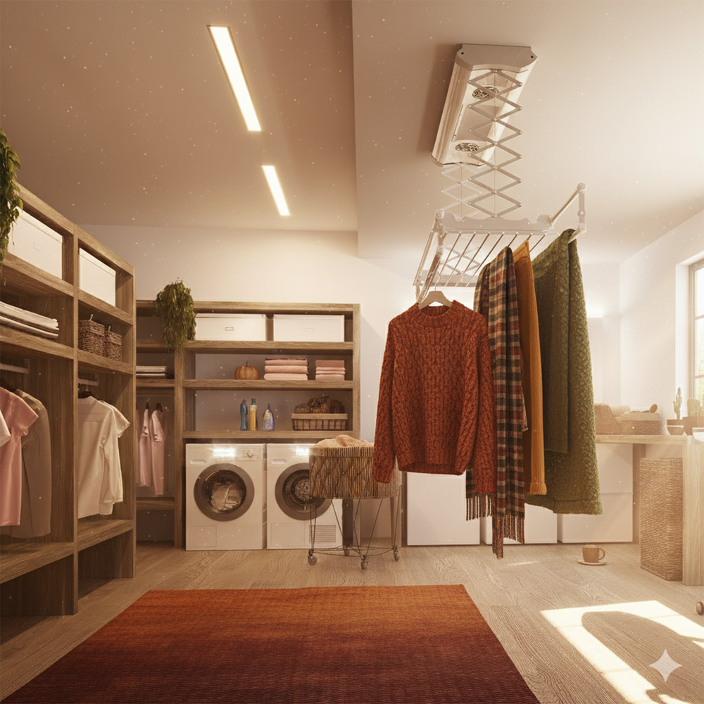 Ceiling Clothes Airers – Space-Saving Drying Racks | Foxydry"