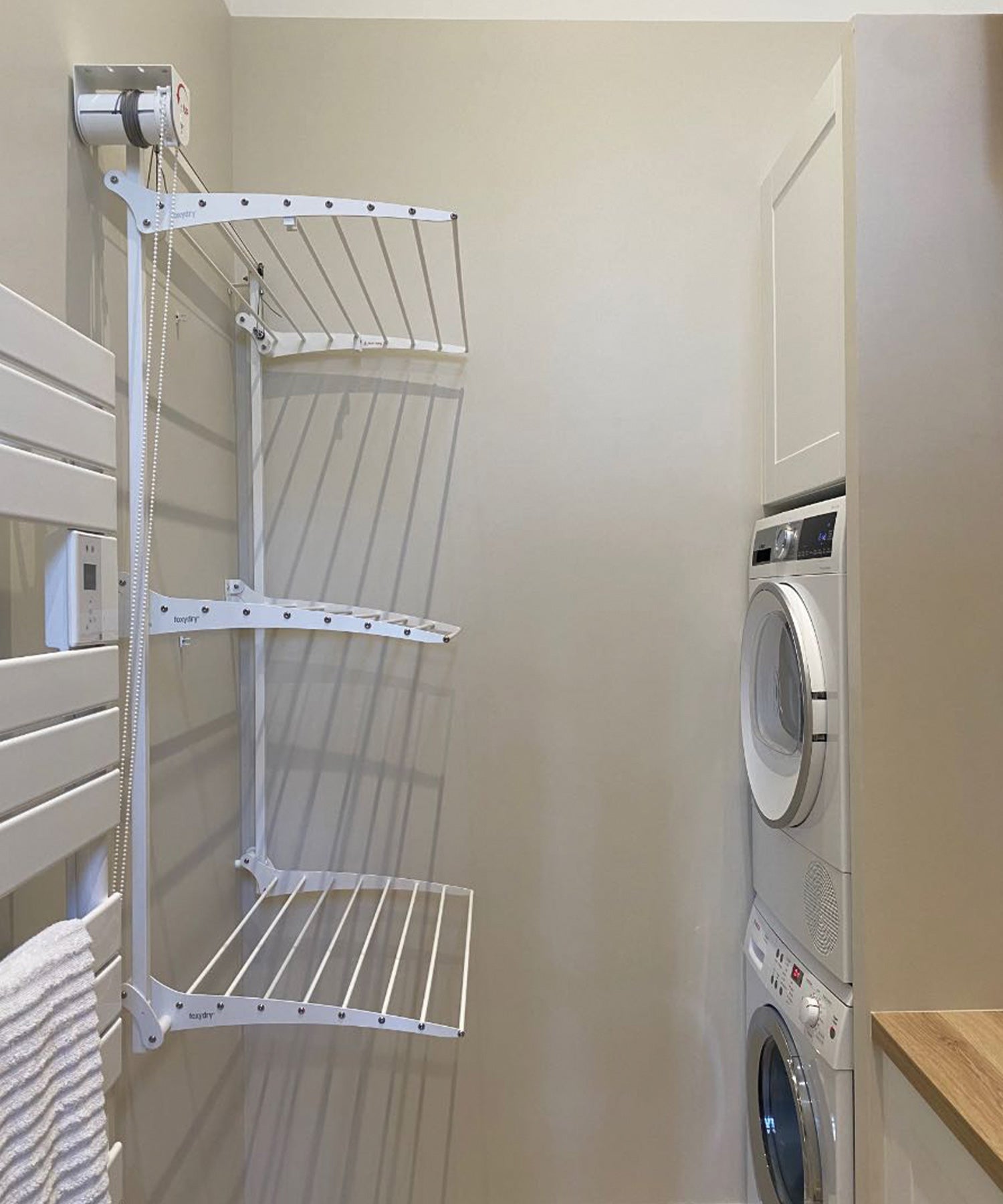 tower instalaltion laundry