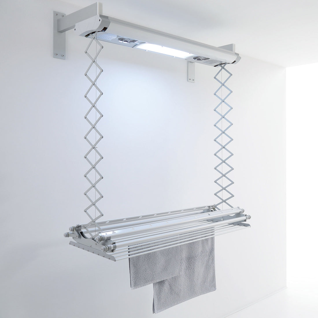 Electric drying rack for clothes with remote control | Foxydry Air